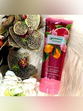 Watermelon Lemonade Bath & Body Works Ultra Shea Body Cream 8oz NEW!